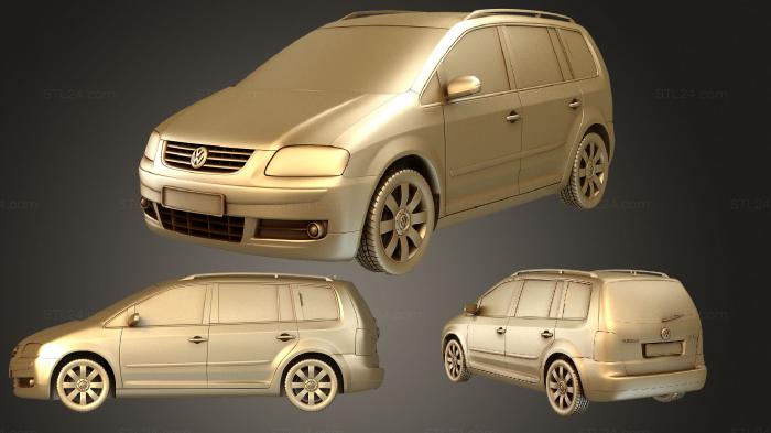 Автомобили и транспорт (Фольксваген туран, CARS_4023) 3D модель для ЧПУ станка